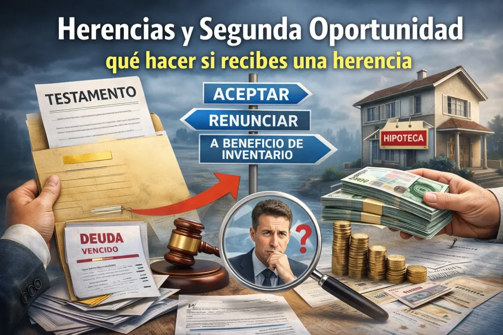 herencias y segunda oportunidad documentacion legal herencia y deudas en el procedimiento